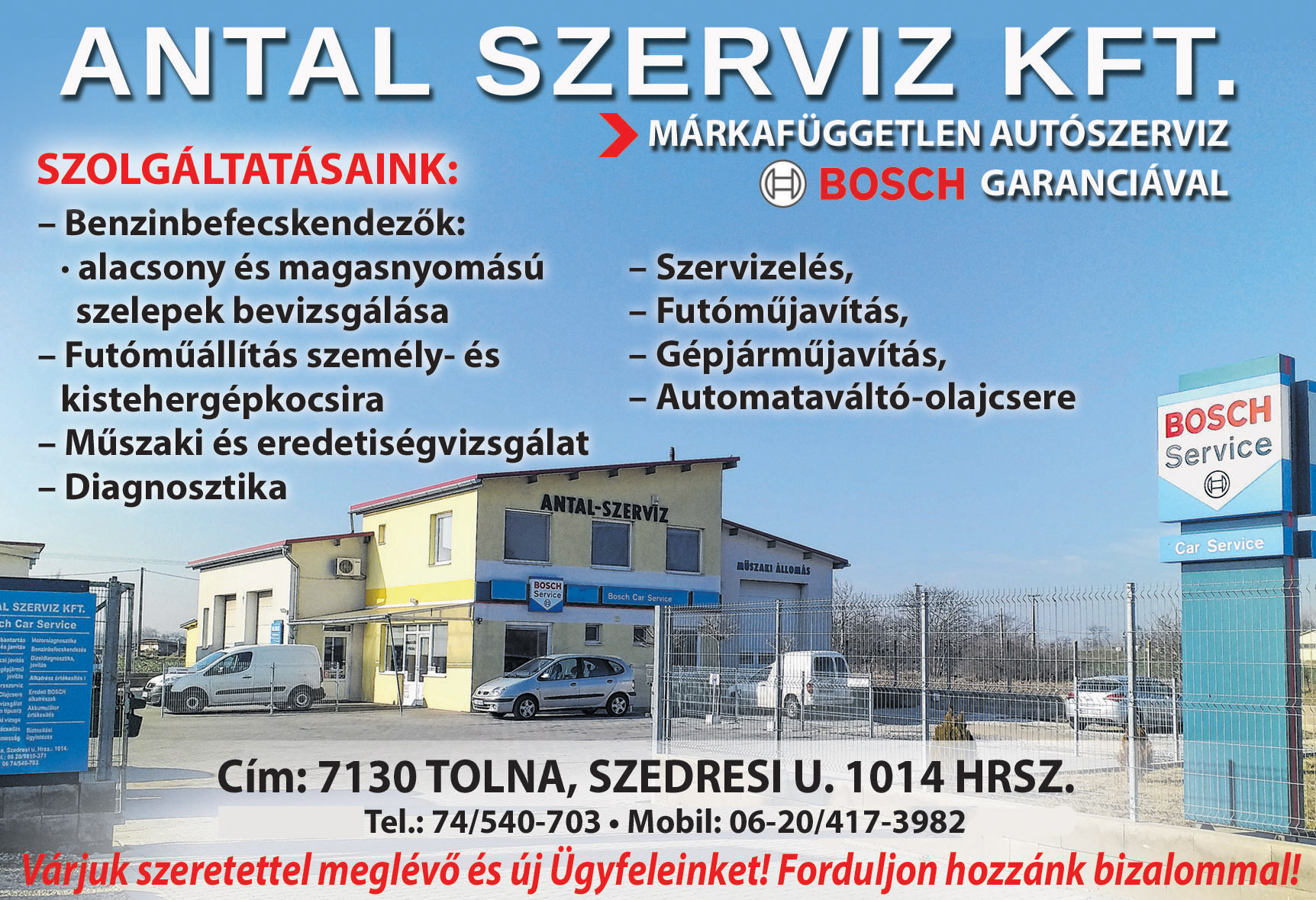 Antal szerviz
